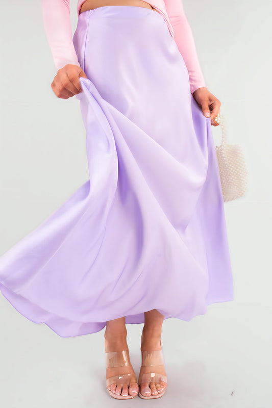 Lightweight High Waisted Maxi Skirt